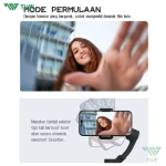 M01 3-Axis Smartphone Gimbal Stabilizer with Fill Light Anti-shake Handheld Gimbal for Phone Vlog Video AI Tracking - Image 2