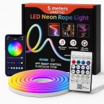 5m Longitud IC-RGB LED Neon Rope Strip Light