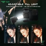 M01 3-Axis Smartphone Gimbal Stabilizer with Fill Light Anti-shake Handheld Gimbal for Phone Vlog Video AI Tracking - Image 9