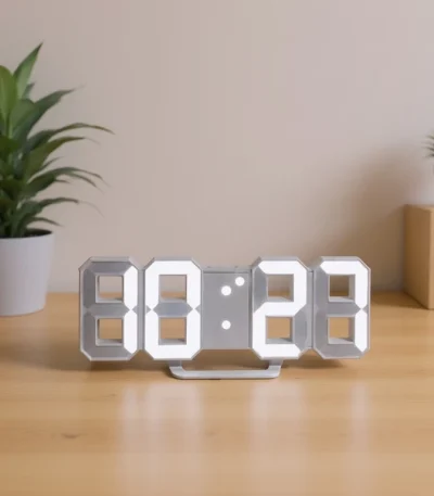 Brighten Up Your Space Instantly! 🌟 Enjoy a modern look and reliable functionality with this LED Digital Wall Clock. Its 3D LED display stands out with vibrant white light, making it a stylish and practical addition to any room. Smart brightness control ensures the display is never too bright or too dim, adapting automatically to your environment for maximum comfort. Versatile Display Options 🕒 - Choose between 12-hour and 24-hour time formats - Select from time-only, timedate, or timedatetemperature display modes - Easily set alarms and snooze intervals to suit your daily routine Convenient Power & Storage 🔌 Powered via USB cable for hassle-free operation, this clock also features a built-in memory battery to keep your settings safe even when the power is off. Please Note 📝 This clock is not waterproof and is designed for indoor use only. Actual color and appearance may vary slightly due to lighting and display differences. The description, images and videos displayed in this listing may be enhanced by AI, actual products may vary.