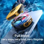MEMO CX12 Mobile Phone Cool Heat Sink AI Semiconductor with Battery Digital Display Cooling Radiator for IOS Android PUBG & Freefire Cooler - Image 5