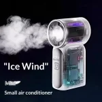 Mini Handheld Fan Portable Turbo Fan with 100 Speed Wind 3000mAh LED Display Type-C Rechargable 16℃ Cooling Blower for - Image 7