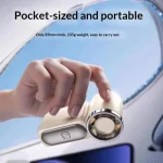 Mini Handheld Fan Portable Turbo Fan with 100 Speed Wind 3000mAh LED Display Type-C Rechargable 16℃ Cooling Blower for - Image 4