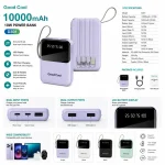 Stay charged on the go with the Good Cool D301 10000mAh Power Bank. Features a sleek, compact design, fast charging, and multiple safety protections. Buy now!