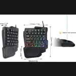 5 in 1 Gaming Keyboard and Mouse Combo MK500 | Mina Bazar - Image 5