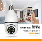 Wireless 360° Light Bulb CC Camera (1080P HD) | Mina Bazar - Image 2