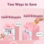 Kids ATM Money Saving Bank – Cute Password Piggy Bank B0536 - Image 3