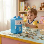 Kids ATM Money Saving Bank – Cute Password Piggy Bank B0536 - Image 4
