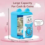 Kids ATM Money Saving Bank – Cute Password Piggy Bank B0536 - Image 6