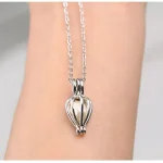 Kalung Mutiara Kerang Asli Wish Pearl Necklace Natural Oyster Pendant Necklace Charm Necklace Gift Box - Image 6