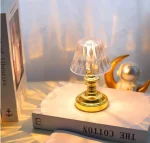 LED diamond crystal table lamp Night Light for Bed Room decoration living room atmosphere light Gift (2 X AAA Batteries)