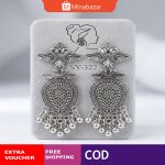 Premium Oxidized Silver Jhumka Earrings