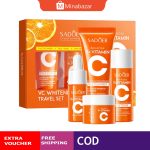 ROREC SADOER 5 Heavy Vitamin C Whitening Brightening Travel Set VC Niacinamide Cleanser Toner Serum Face Cream 4pcs Set