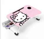 Adjustable Laptop Desk with Cup Holder and Storage Slot - Foldable Laptop Stand for Bed/Desk - Image 10