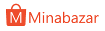 minabazar logo orange website